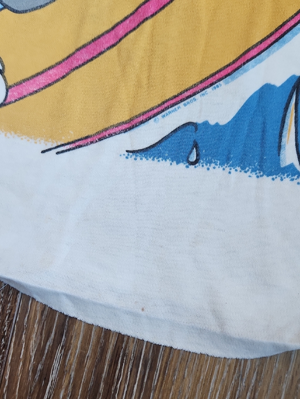 Vintage Bugs Bunny Surfing Kids Tee - Picture 5 of 9